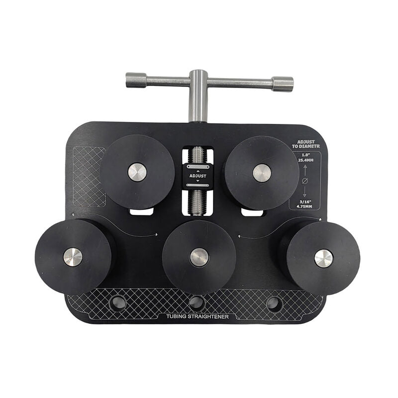 Tube Straightener Tool Portable Black Aluminum Alignment Device Fit For 3/16"-1" Steel Tube - image 8
