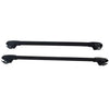 BLACK Lockable Adjustment Roof Racks Cross Bars Fit For Subaru Forester 08-On 260KG