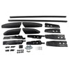 2 x Black Roof Rail Racks Set Left + Right Hand Side Fit For Toyota Kluger 2008-2013
