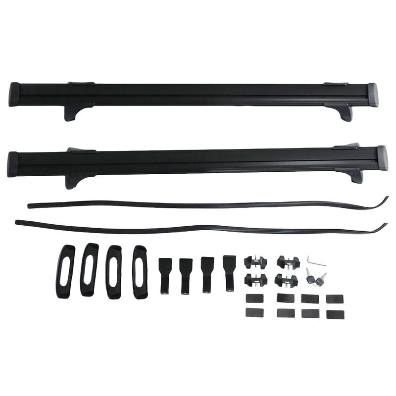 2 x Roof Rack Cross Bars Black Fit For Toyota Hilux Dual Cab 4 Door 2012-2024 - image 1