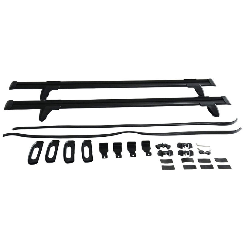 2 x Roof Rack Cross Bars Black Fit For Toyota Hilux Dual Cab 4 Door 2012-2024 - image 2