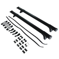 2 x Roof Rack Cross Bars Black Fit For Toyota Hilux Dual Cab 4 Door 2012-2024 - image 3