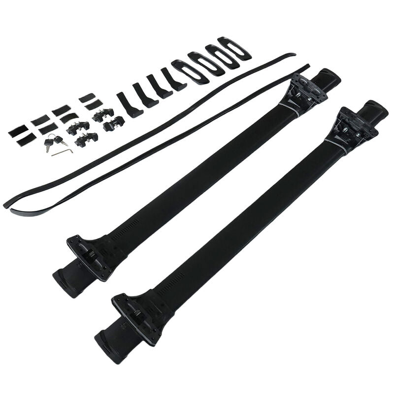 2 x Roof Rack Cross Bars Black Fit For Toyota Hilux Dual Cab 4 Door 2012-2024 - image 4