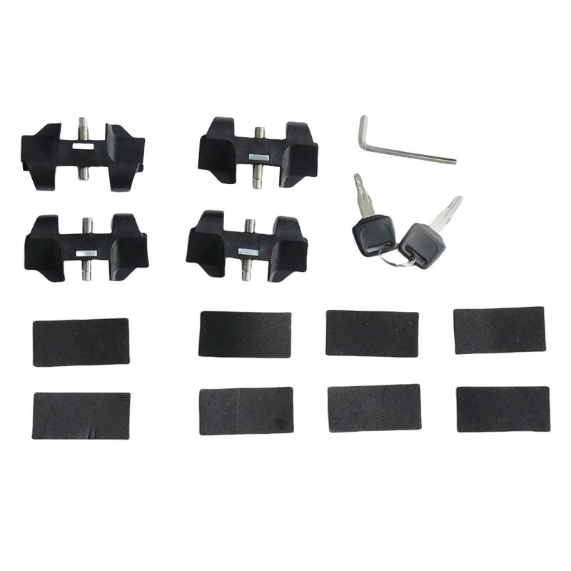 2 x Roof Rack Cross Bars Black Fit For Toyota Hilux Dual Cab 4 Door 2012-2024 - image 6
