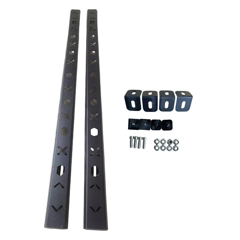1 Set Of 100kg Roof Racks Carry Bars Fit For Steel Canopy - image 1