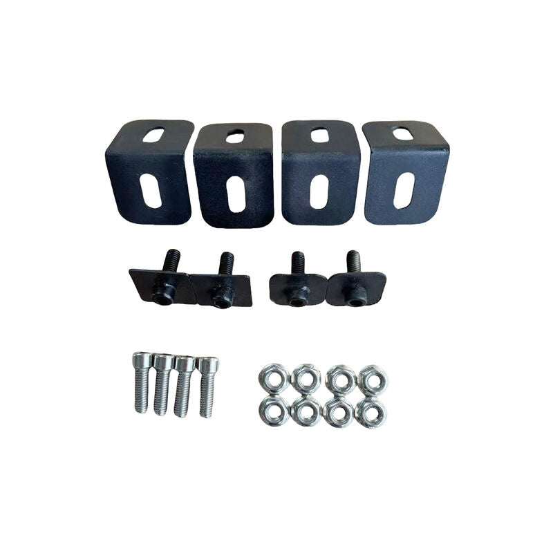 1 Set Of 100kg Roof Racks Carry Bars Fit For Steel Canopy - image 5