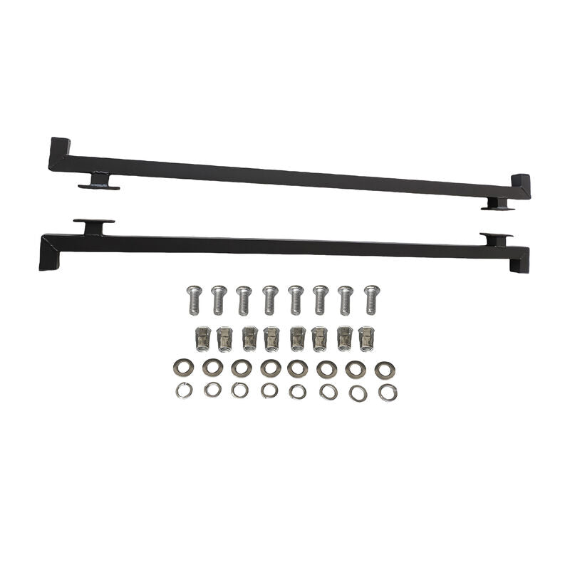 1500mm Wide Roof Bars Bolt On Rack Cab Ute Canopy And Toolbox Flat Steel - image 2