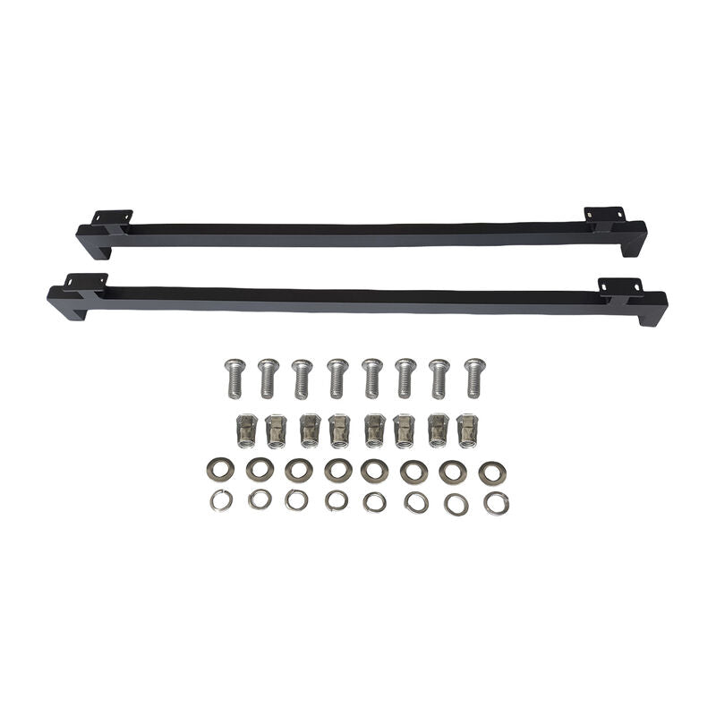 1500mm Wide Roof Bars Bolt On Rack Cab Ute Canopy And Toolbox Flat Steel - image 3