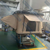 Beige Hard Shell Pop Up Roof Top Tent Waterproof 50mm Mattress
