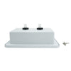 White External Shower Box Kit Fit For Caravan RV Camper Trailer Boat Exterior Faucet