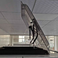 RV Caravan Skylight 450x400mm Complete Roof Hatch Eurostyle With LED Remote Control - image 3