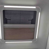 RV Caravan Skylight 450x400mm Complete Roof Hatch Eurostyle With LED Remote Control - image 4