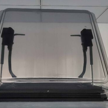 RV Caravan Skylight 450x400mm Complete Roof Hatch Eurostyle With LED Remote Control - image 8