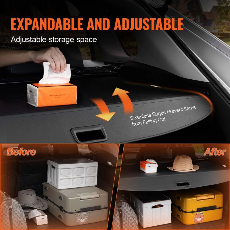 Rear Trunk Cargo Security Cover Shade Fit For Toyota RAV4 2019-2024 - image 9