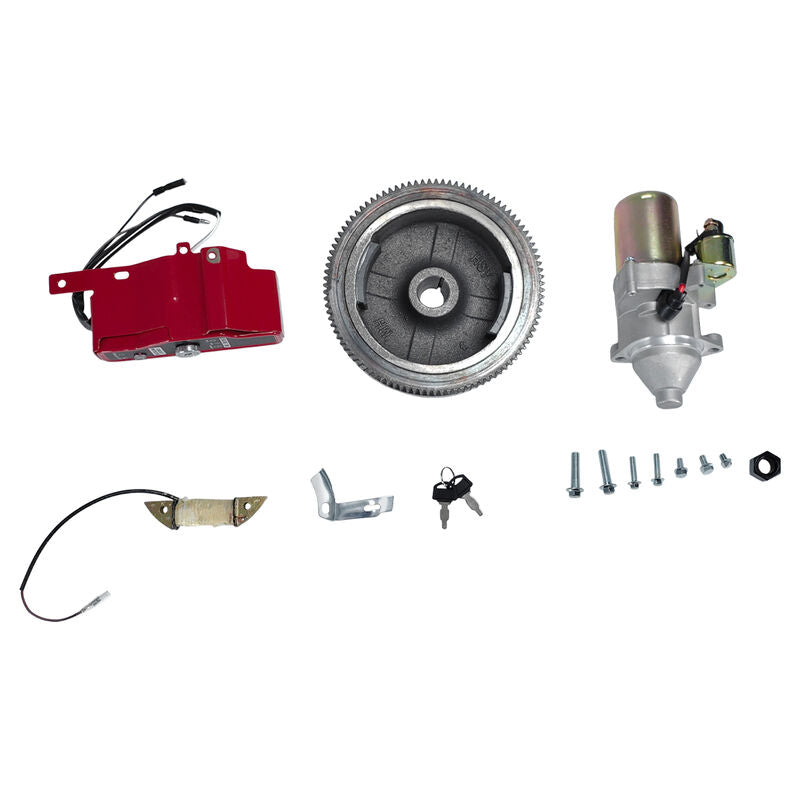 Electric Starter Motor Flywheel Kit Fit For Honda GX340 GX390 188F 11HP 13HP Engine - image 1