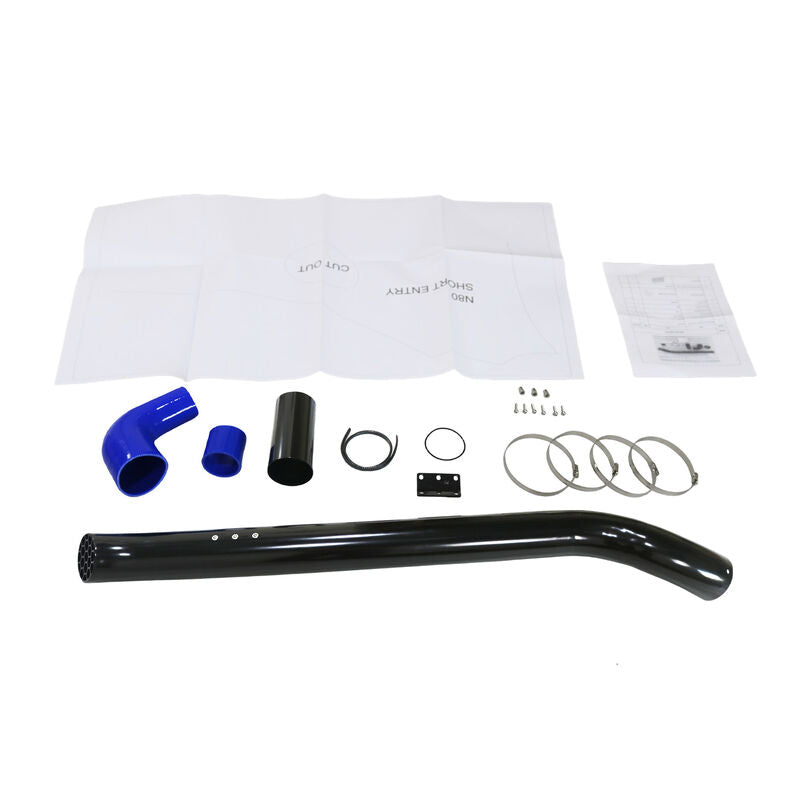 4" Black Grade 304 Stainless Steel Snorkel Fit For Toyota Hilux N80 2015-2023 - image 1
