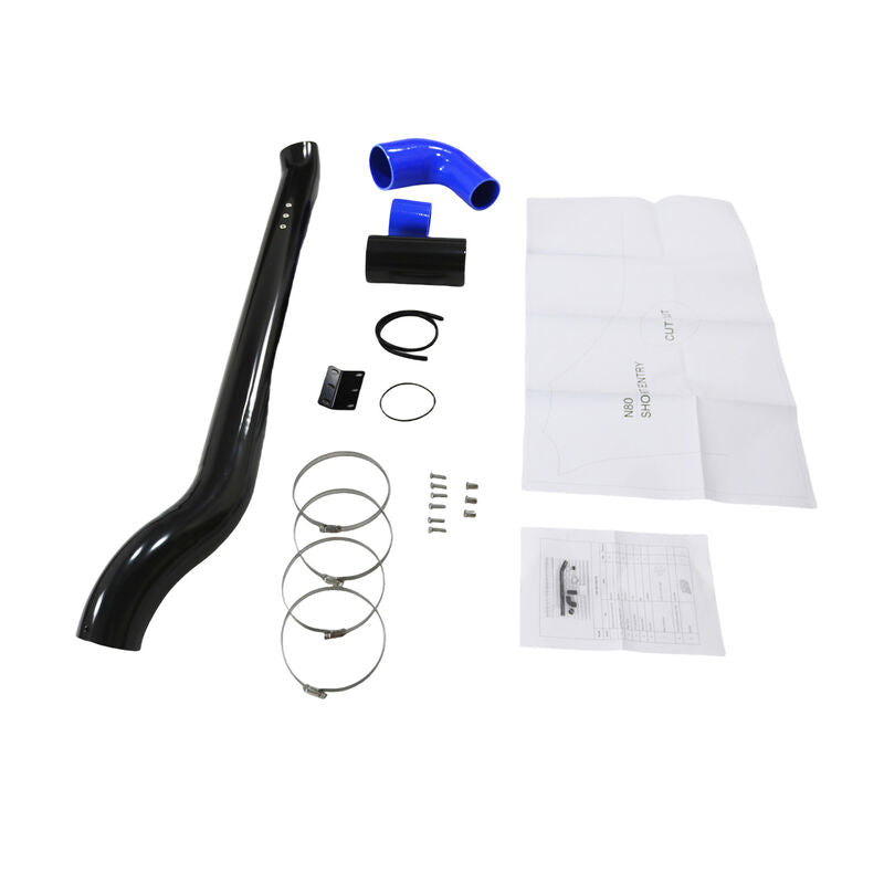 4" Black Grade 304 Stainless Steel Snorkel Fit For Toyota Hilux N80 2015-2023 - image 3