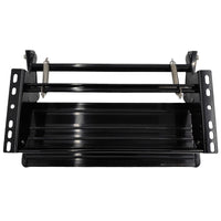 Single Caravan Step With Screws Kit Aluminium Black Pull Out Folding 550mm Fit For RV - image 4