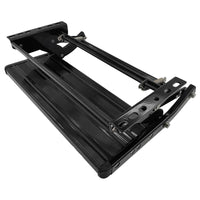 Single Caravan Step With Screws Kit Aluminium Black Pull Out Folding 550mm Fit For RV - image 5