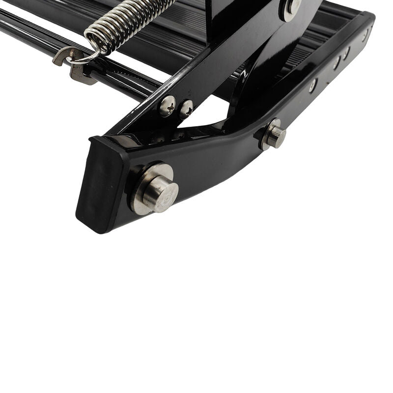 Single Caravan Step With Screws Kit Aluminium Black Pull Out Folding 550mm Fit For RV - image 10