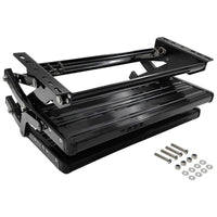 Double Caravan Step With Screws Kit Aluminum Black Pull Out Folding Fit For RV Camper Trailer - image 2