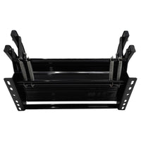 Double Caravan Step With Screws Kit Aluminum Black Pull Out Folding Fit For RV Camper Trailer - image 5