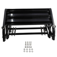 Double Caravan Step With Screws Kit Aluminum Black Pull Out Folding Fit For RV Camper Trailer - image 6