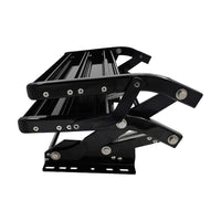 Double Caravan Step With Screws Kit Aluminum Black Pull Out Folding Fit For RV Camper Trailer - image 7