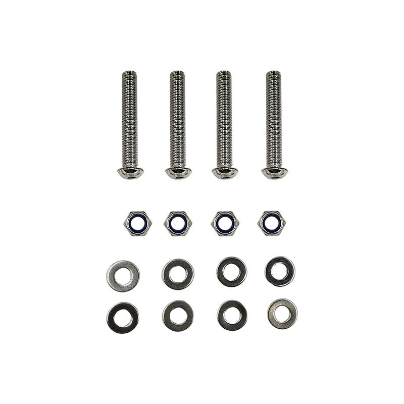 Double Caravan Step With Screws Kit Aluminum Black Pull Out Folding Fit For RV Camper Trailer - image 8