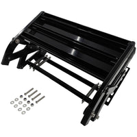 Double Caravan Step With Screws Kit Aluminum Black Pull Out Folding Fit For RV Camper Trailer - image 12