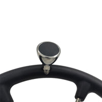 13-1/2'' Inch 5-Spoke Destroyer Style Boat Steering Wheel With Knob & Center Cap - image 7