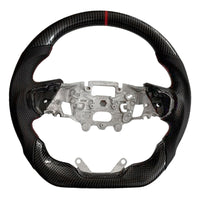 Carbon Fiber Steering Wheel Red Strip Fit For Ford Ranger Raptor RA 05/2022-2025 - image 2