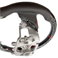 Carbon Fiber Steering Wheel Red Strip Fit For Ford Ranger Raptor RA 05/2022-2025 - image 4