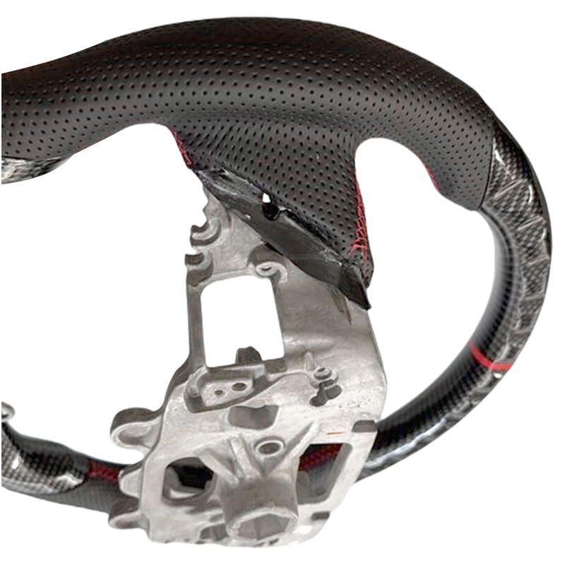 Carbon Fiber Steering Wheel Red Strip Fit For Ford Ranger Raptor RA 05/2022-2025 - image 4