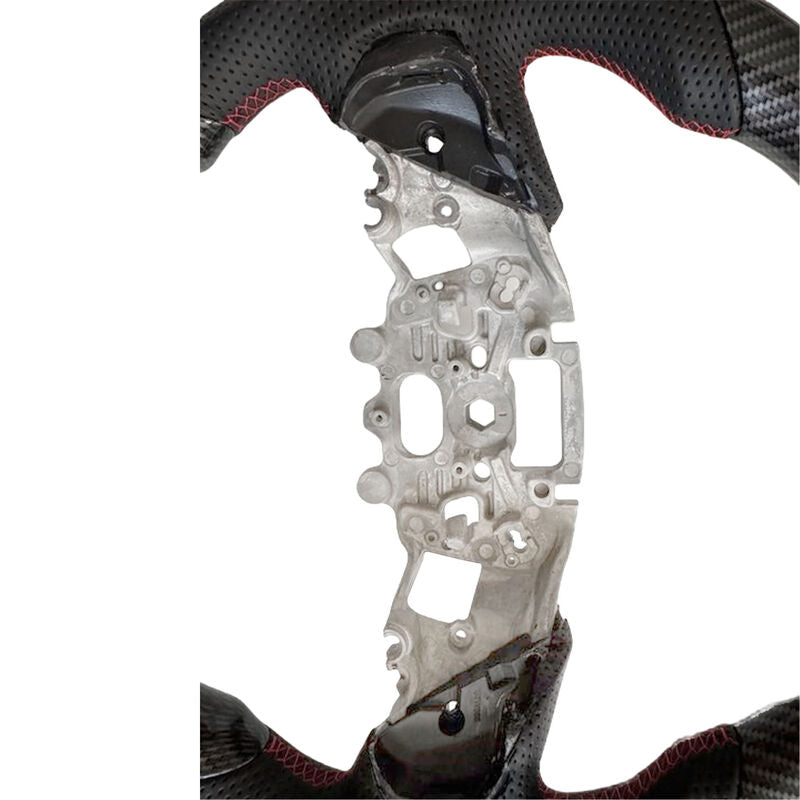 Carbon Fiber Steering Wheel Red Strip Fit For Ford Ranger Raptor RA 05/2022-2025 - image 5