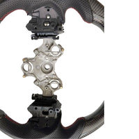 Carbon Fiber Steering Wheel Red Strip Fit For Isuzu D-Max RG 3.0L Diesel 07/2020-2024 - image 4