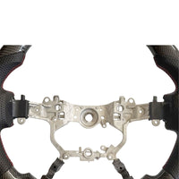Carbon Fiber Steering Wheel Red Strip Fit For Toyota LandCruiser 200 Series VDJ200 URJ202 2016-2021 - image 4