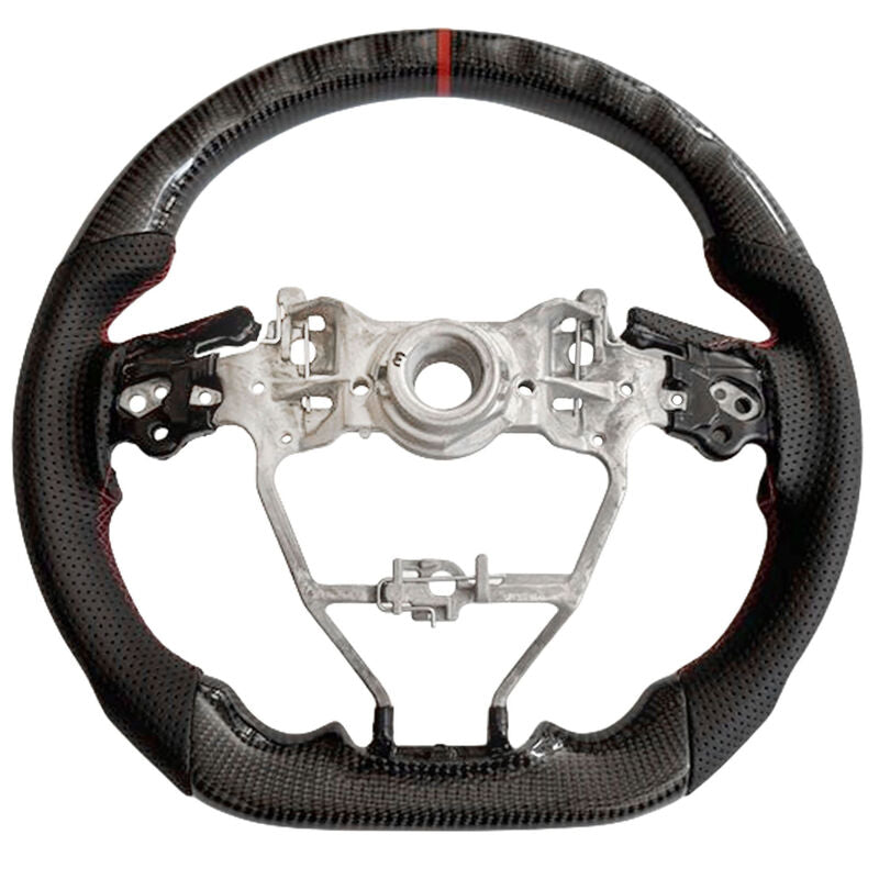 Carbon Fiber Steering Wheel Red Strip Fit For Toyota RAV4 XA50 AXAH54 11/2018-2025 - image 6
