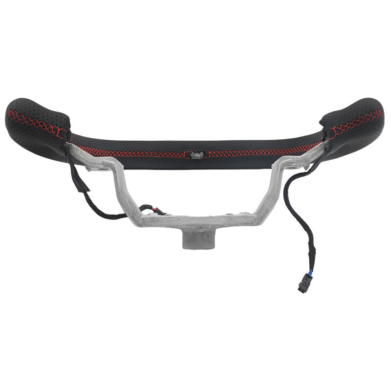 Carbon Fiber Yoke Steering Wheel Red Strip Fit For Tesla Model 3 Highland 2023-2025 - image 4