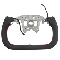 Carbon Fiber Yoke Steering Wheel Red Strip Fit For Tesla Model 3 Highland 2023-2025 - image 9