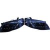 Black DRL LED Head Lights Headlights Fit For Ford Falcon Fairmont BF Series 2 Sedan Ute