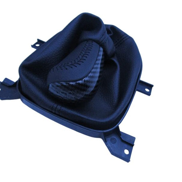 Carbon Manual Shifter Gear Knob With Boot And Frame Fit For Holden Commodore VE V6 SV6