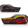 Black 3D OLED Sequential Tail Lights Fit For BMW F32 F33 F82 F83 M4 4 Series 2014-2020