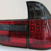 Smoked Red LED Tail Lights Fit For BMW X5 E53 SUV 1998-2002