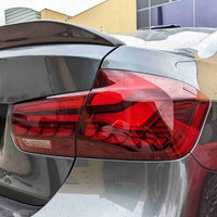 Clear Red 3D OLED Sequential Tail Lights Fit For BMW F30 F35 F80 M3 2012-2018 - image 15