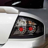 Black LED Tail Lights Fit For Ford Falcon BA BF XR6 XR8 4 Door SEDAN 2002-2007 - image 3