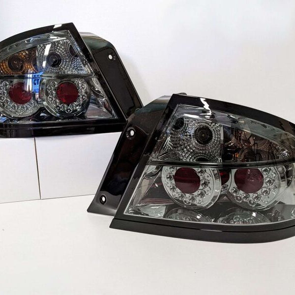 Smoked Black LED Tail Lights Fit For Ford Falcon BA BF Sedan XR6 XR8 2002-2007 - image 2