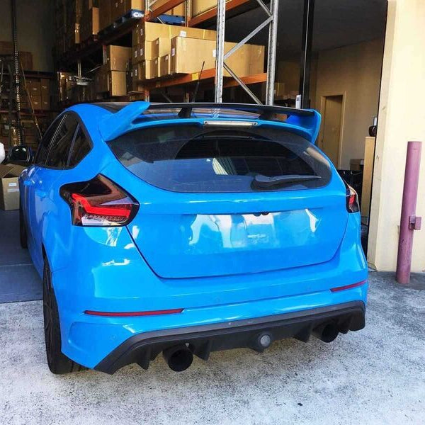 Smoke Red Full LED 3D Light Bar Tail Lights Fit For Ford Focus LZ 2015-2018 - image 7