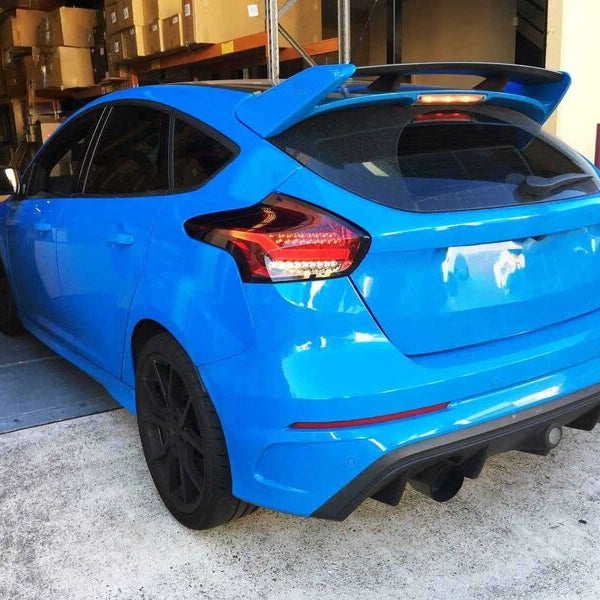 Smoke Red Full LED 3D Light Bar Tail Lights Fit For Ford Focus LZ 2015-2018 - image 8