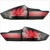 LED Black Smoked Tail lights Flow light Fit For Honda City GM 6 2014-2017 BMW STYLE